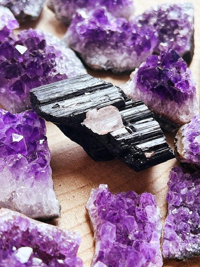 Turmalina en brut natural | Protecció i neteja