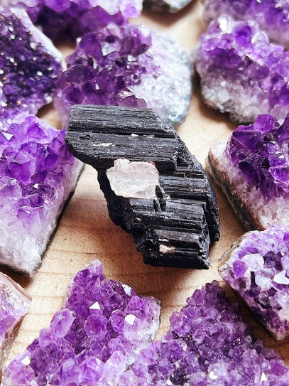 Turmalina en brut natural | Protecció i neteja