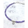 Faceted Amethyst 'Yojana' bracelet