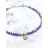Faceted Amethyst 'Yojana' bracelet