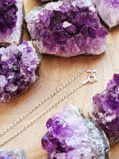 Silver 'Minerva' chain 45 cm