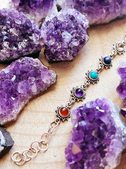 Multi-stone 'Sun' bracelet | Balance