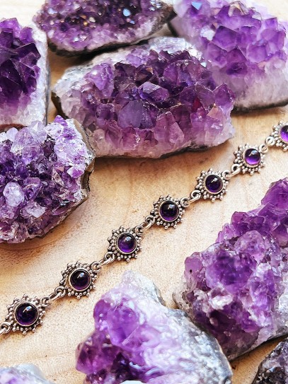 Pulsera 'Sun de Amatista | Energía positiva