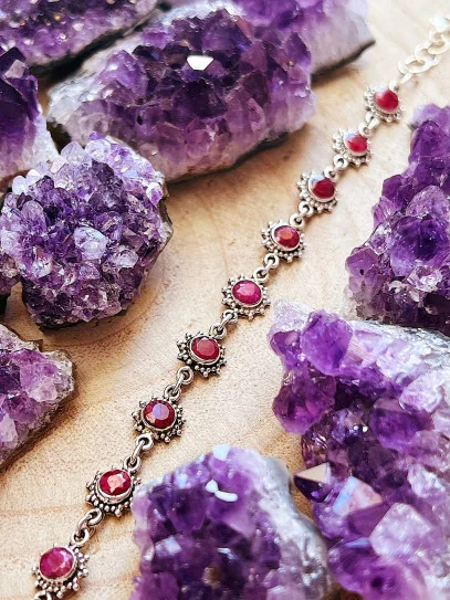 Pulsera 'Sun' de Rubí | Amor y pasión