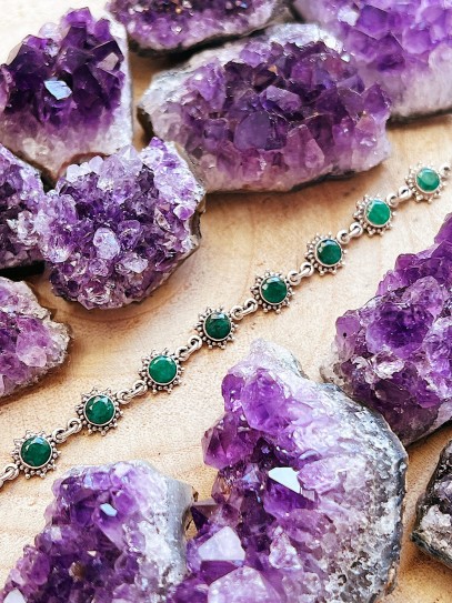 Pulsera 'Sun' de Esmeralda | Purificación