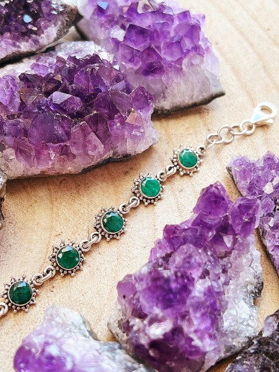 Pulsera 'Sun' de Esmeralda | Purificación