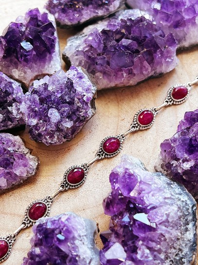 Ruby 'Carolina' bracelet | Love and passion