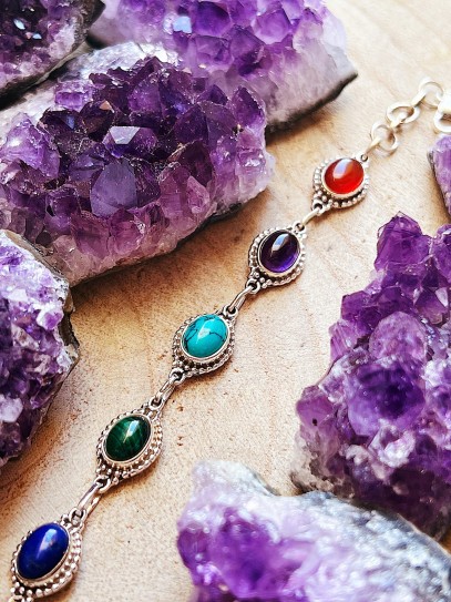 7 Chakras 'Carolina' bracelet | Balance