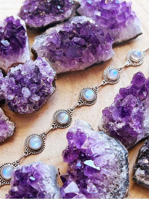 Polsera 'Brahma' de Pedra lluna