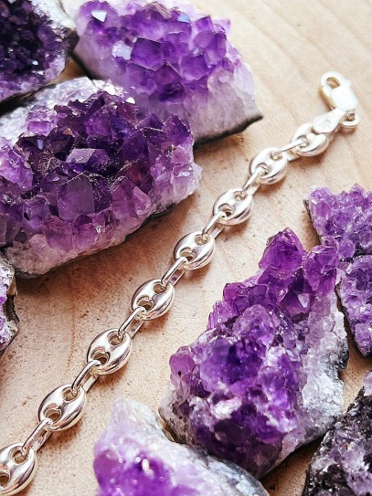 Silver 'Theia' bracelet