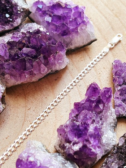 Fine silver 'Apollo' bracelet