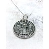 Large 'Saint Benedict Medal' necklace