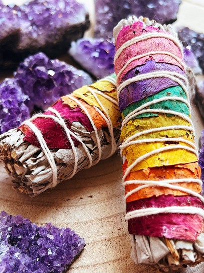 Sahumeri de Salvia Blanca i 7 Xakres