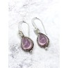 Pendientes 'Bali tear' de Cuarzo rosa