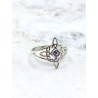 Anillo 'Bridget' de Nudo Brujas y Amatista