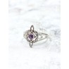 Anillo 'Bridget' de Nudo Brujas y Amatista