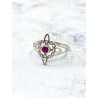 Witches Knot and Ruby 'Bridget' ring