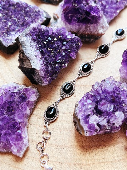 Pulsera 'Carolina' de Ónix | Protección
