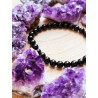 Black Tourmaline 'Asha' bracelet 8mm | Protection and cleaning