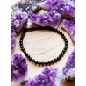 Fine Black Tourmaline 'Asha' bracelet 6mm | Protection and cleaning