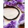 Fine Black Tourmaline 'Asha' bracelet 6mm | Protection and cleaning