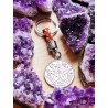Protection talisman keychain: Tetragrammaton (leather)