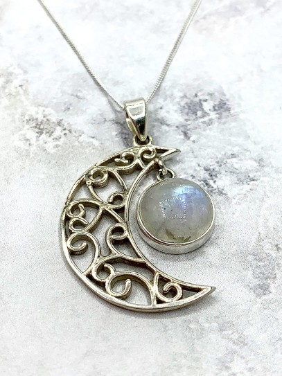 Collar 'Ayla' de Piedra luna