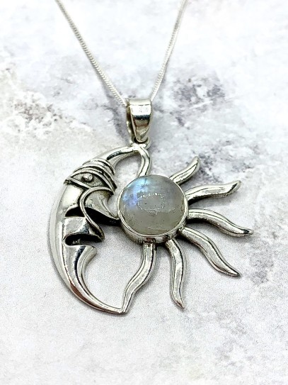 Collaret 'Helene' de Pedra lluna