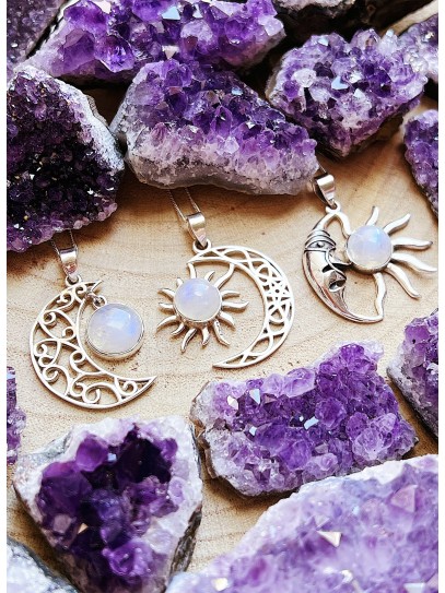 Collaret 'Helene' de Pedra lluna