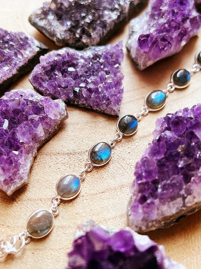 Polsera 'Anisha' de Labradorita | Misticisme