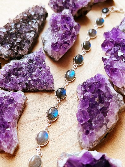 Polsera 'Anisha' de Labradorita | Misticisme