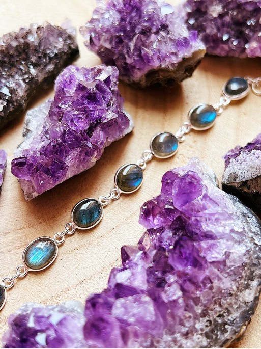 Polsera 'Anisha' de Labradorita | Misticisme