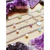 Pulsera 'Denali' de piedra natural variada