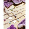 Pulsera 'Denali' de piedra natural variada