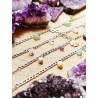 Pulsera 'Denali' de piedra natural variada