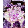 Feng Shui Crystal Lotus Flower - Purple