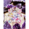 Flor de Loto de cristal de Feng Shui - Arcoíris