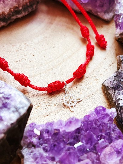 Pulsera de los 7 nudos de protección y Nudo de Brujas