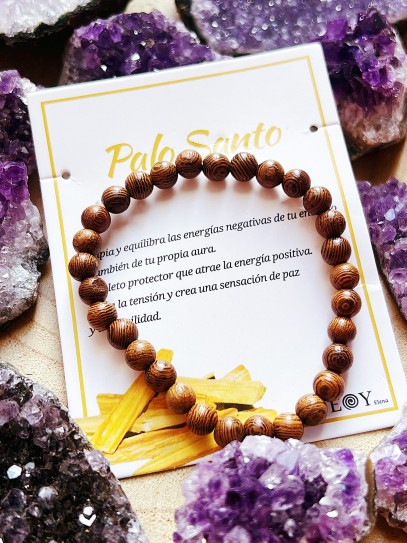 Lignum vitae 'Asha' bracelet