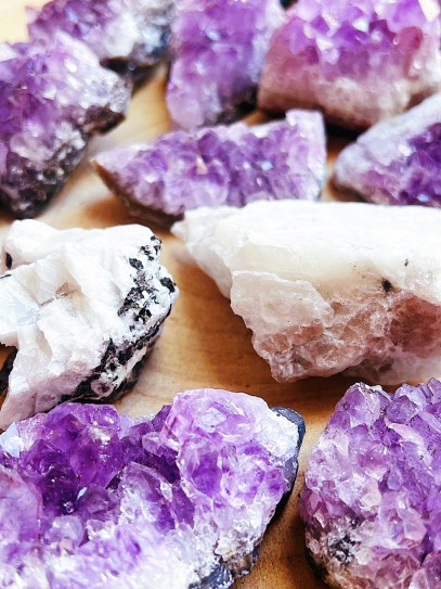 Pedra lluna en brut natural gran | Feminitat i intuïció