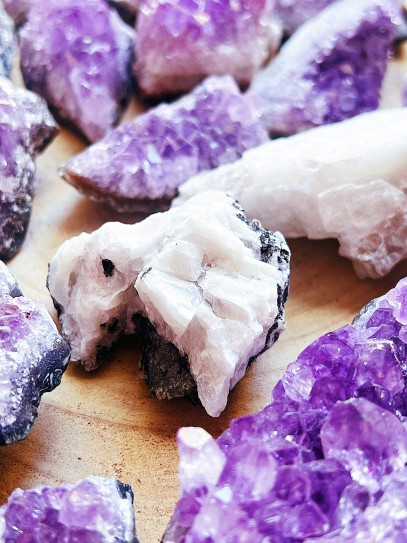 Pedra lluna en brut natural gran | Feminitat i intuïció