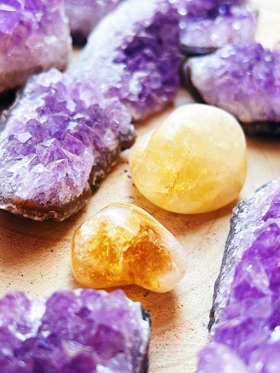 Rodado de Citrino tamaño mediano | Dinero y prosperidad