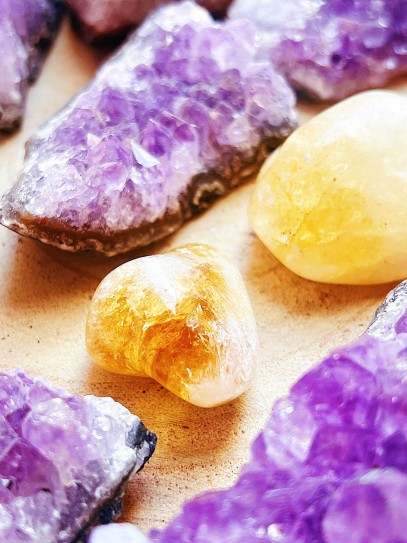 Rodado de Citrino tamaño mediano | Dinero y prosperidad