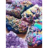 Druses of Titanium Aura Quartz