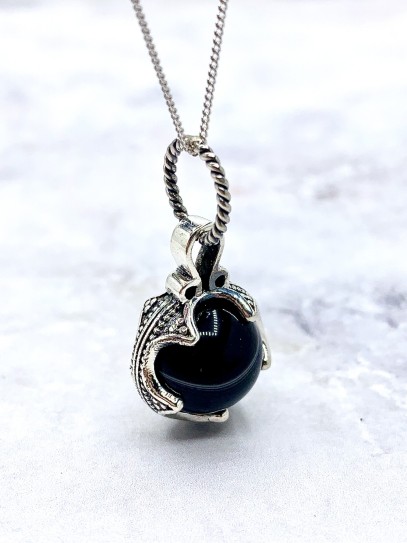 Agate 'Gotland' necklace