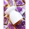 Quemador de aceites esenciales blanco