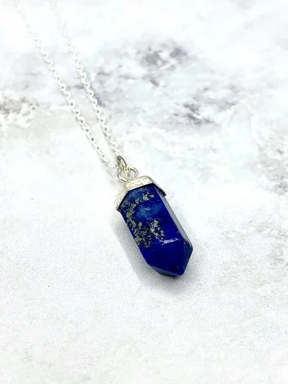 Lapis lazuli 'Aishani' necklace