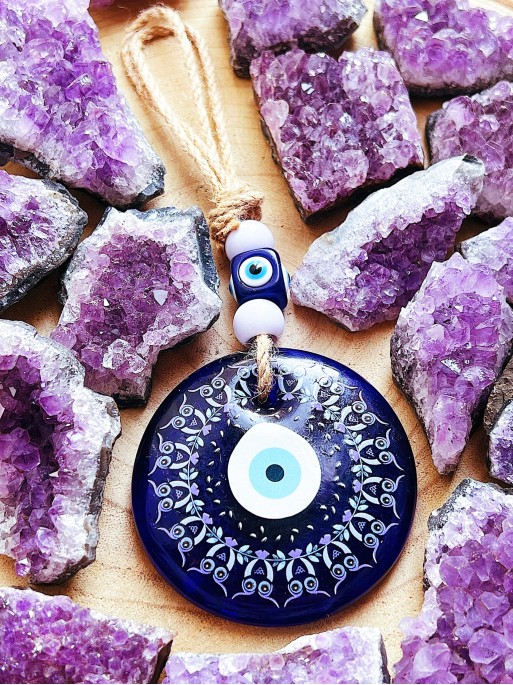 Llavero 'Adem' de Ojo turco y búho