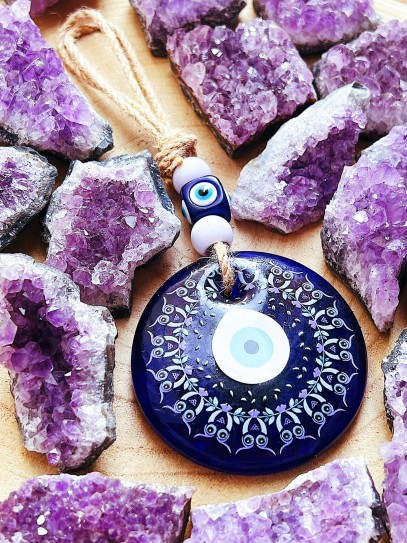 Llavero 'Adem' de Ojo turco y búho