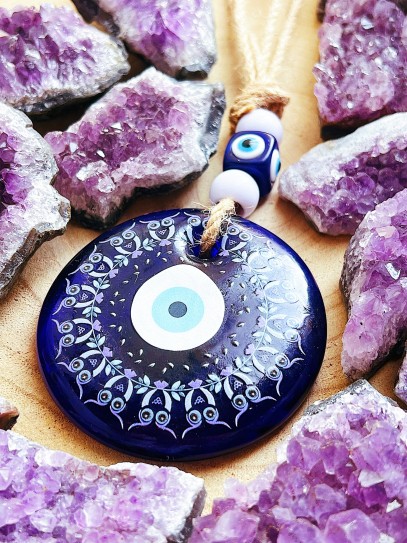 Llavero 'Adem' de Ojo turco y búho